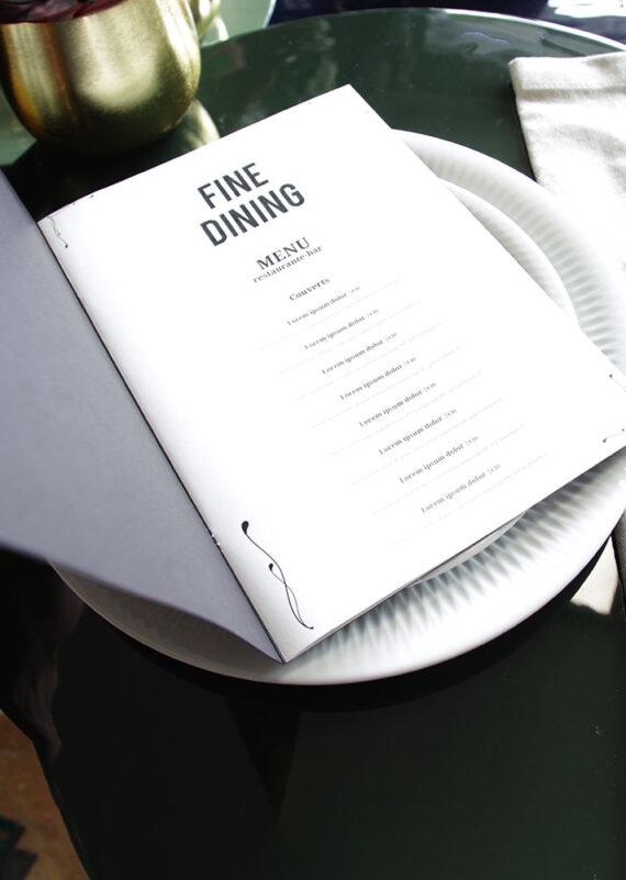 Fine Dining | ementa 25x18cm